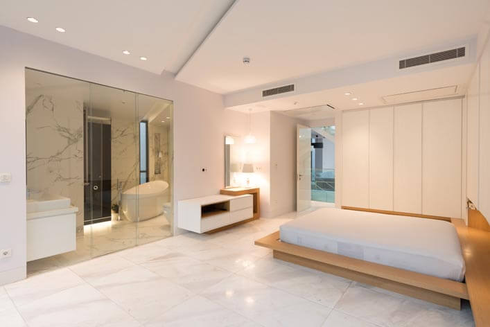 معماری مدرن رضا دانشمیر در ویلای رز شهرک غرب تهران