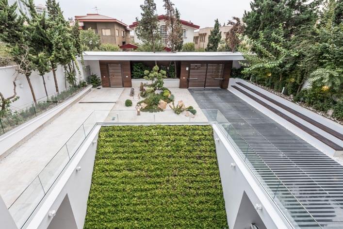 روف گاردن ویلای لوکس رز در تهران